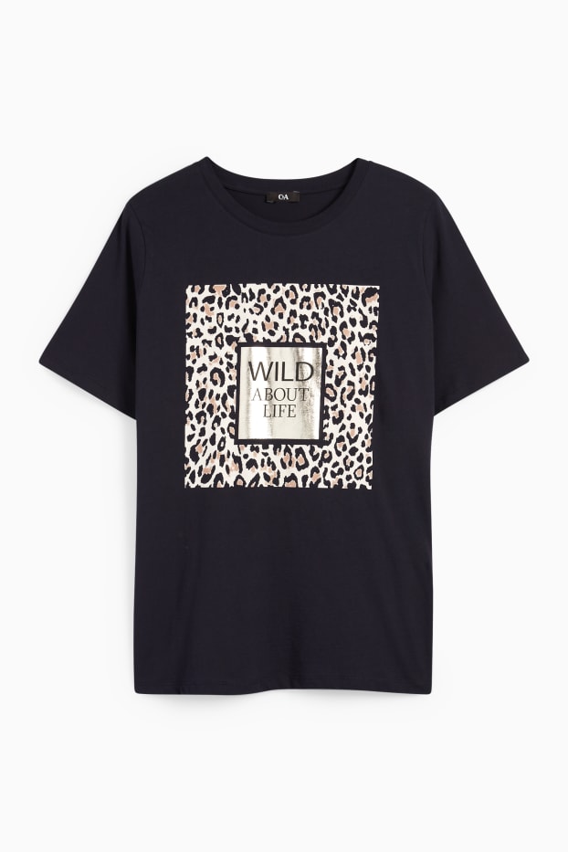 Femmes - T-shirt - bleu foncé