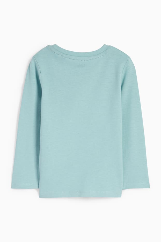 Kinder Jungen - Tiere - Langarmshirt - hellblau