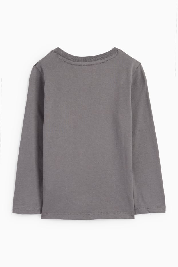 Copii - Băieți - Omul-Păianjen - tricou cu mânecă lungă - gri melanj