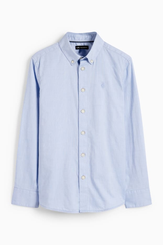Kinderen: jongens - Overhemd - blauw