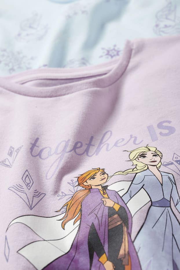 Nena - Paquet de 2 - Frozen - camisa de dormir - violeta clar