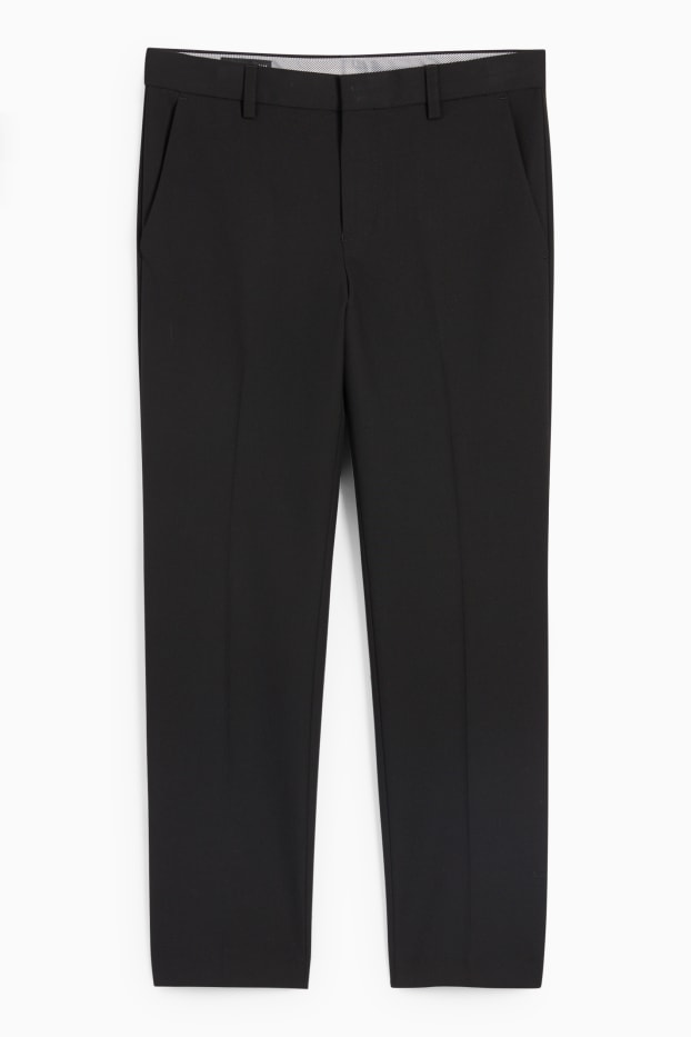 Kinder Buben - Baukasten-Hose - Stretch - LYCRA® - schwarz