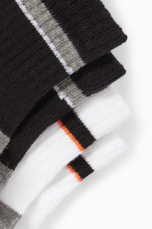 Herren - Multipack 5er - Kurzsocken - schwarz / weiß