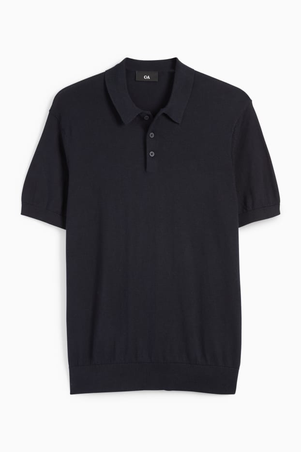 Herren - Poloshirt - dunkelblau