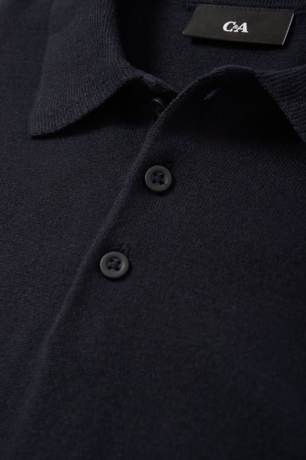 Herren - Poloshirt - dunkelblau
