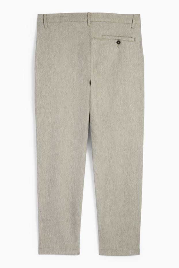 Heren - Chino - tapered fit - groen