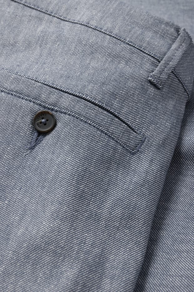 Men - Chinos - tapered fit - blue