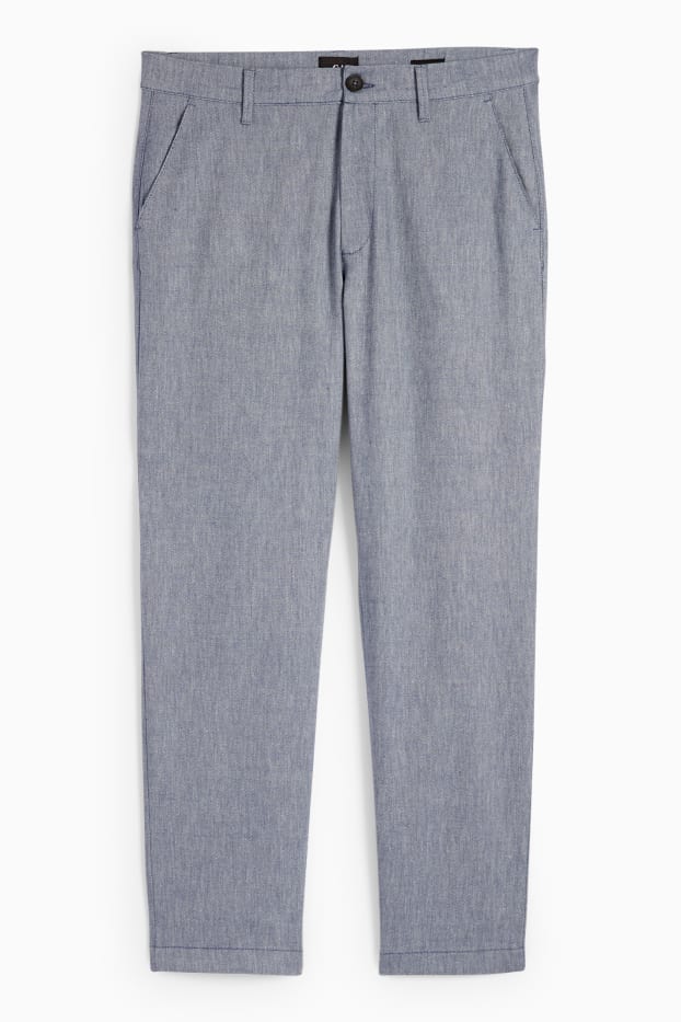 Men - Chinos - tapered fit - blue