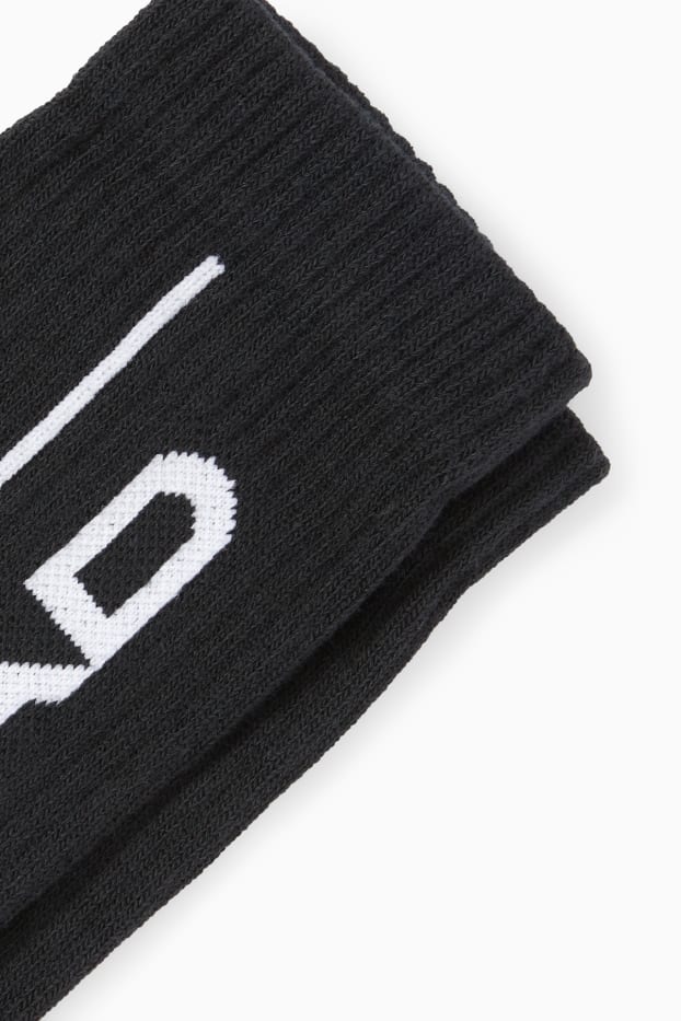 Heren - HEAD - set van 2 - tennissokken - zwart