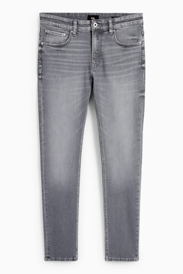 Bărbați - Skinny jeans - LYCRA® - denim-gri deschis