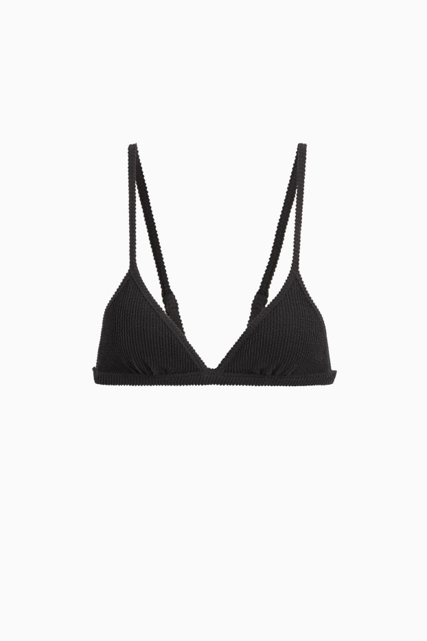 Dámské - Vrchní díl bikin - triangle - s vycpávkami - LYCRA® XTRA LIFE™ - černá