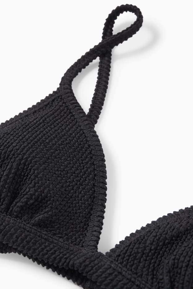 Dámské - Vrchní díl bikin - triangle - s vycpávkami - LYCRA® XTRA LIFE™ - černá
