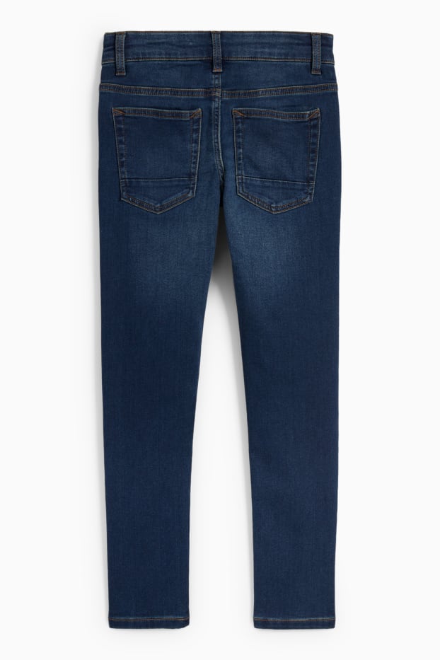 Kinderen: jongens - Skinny jeans - jeansdonkerblauw