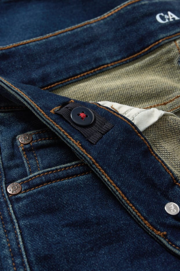 Kinderen: jongens - Skinny jeans - jeansdonkerblauw