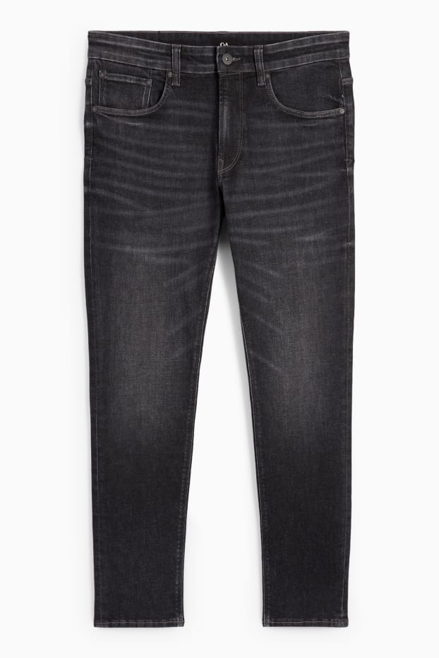 Bărbați - Skinny jeans - LYCRA® - denim-gri închis