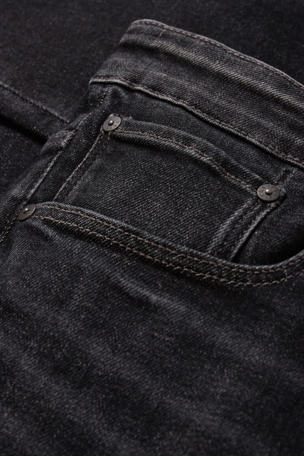 Bărbați - Skinny jeans - LYCRA® - denim-gri închis