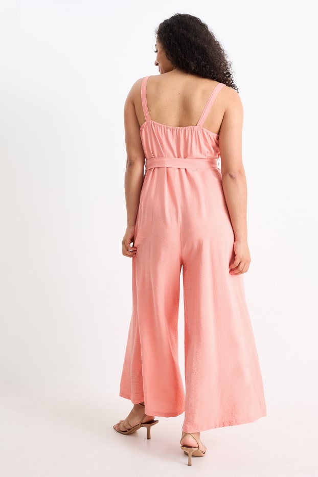 Women - Jumpsuit - dark rose