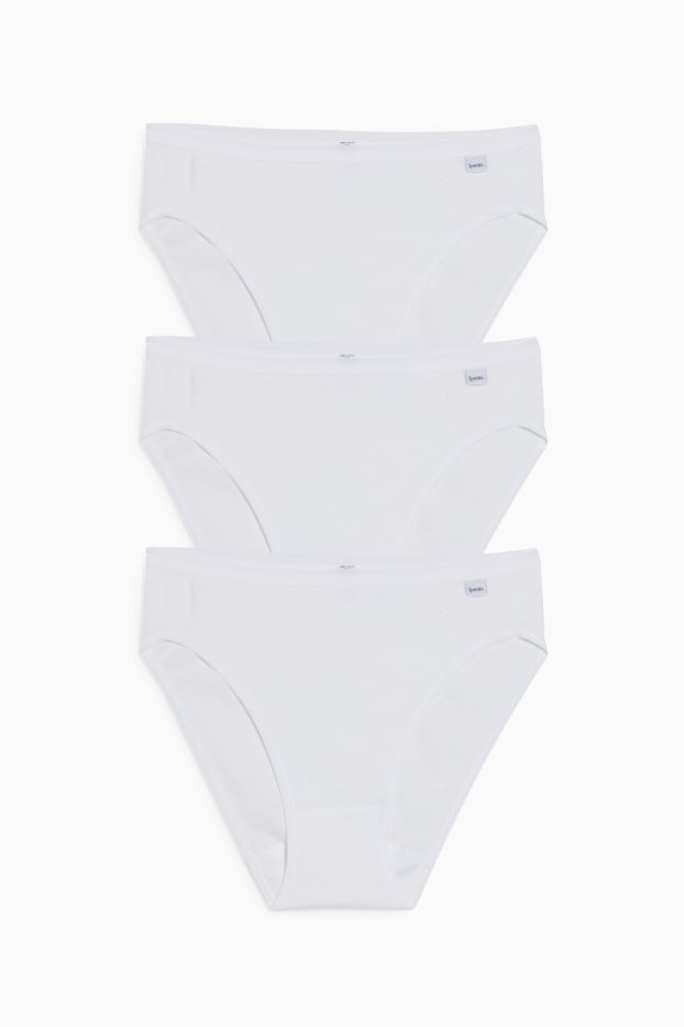 Femmes - Lot de 3 - culotte - blanc