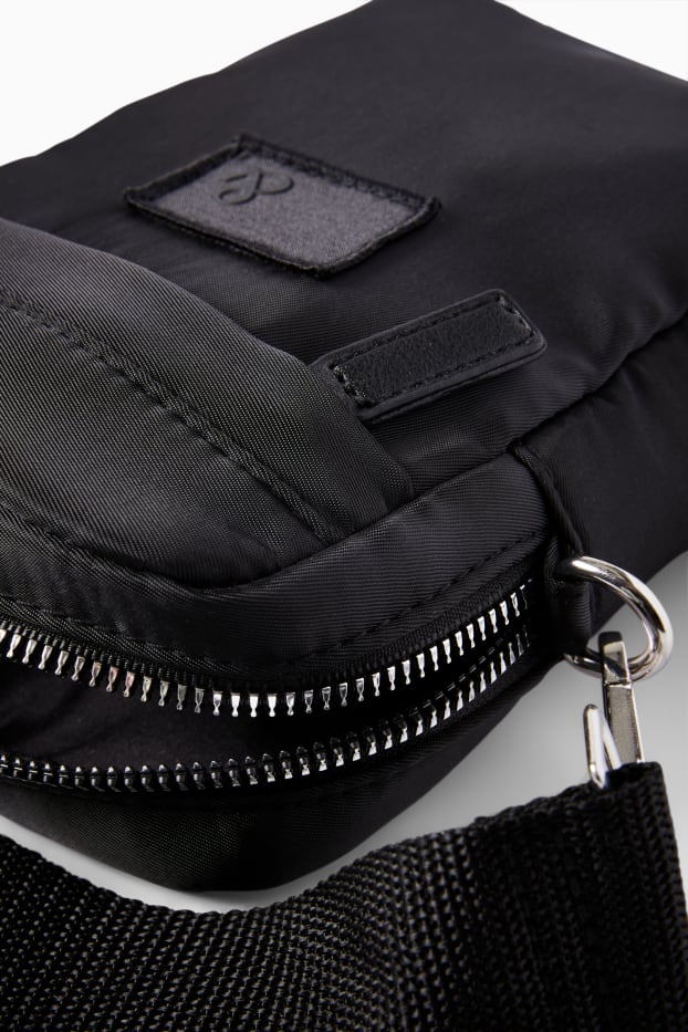 Home - Bandolera petita amb corretja extraïble - negre