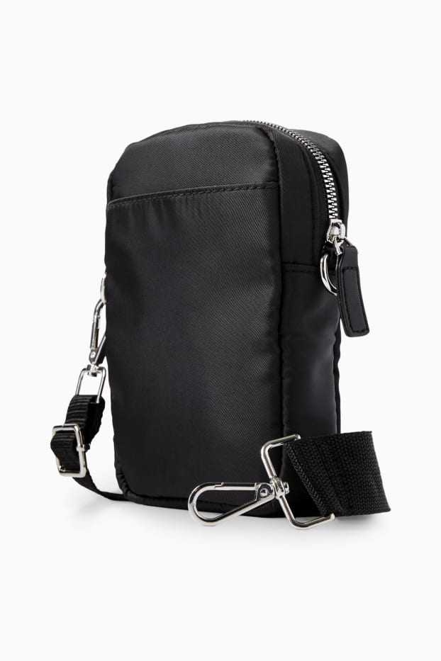 Home - Bandolera petita amb corretja extraïble - negre