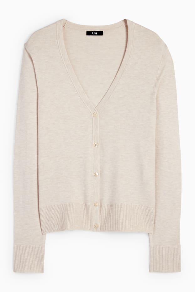 Women - Cardigan - light beige