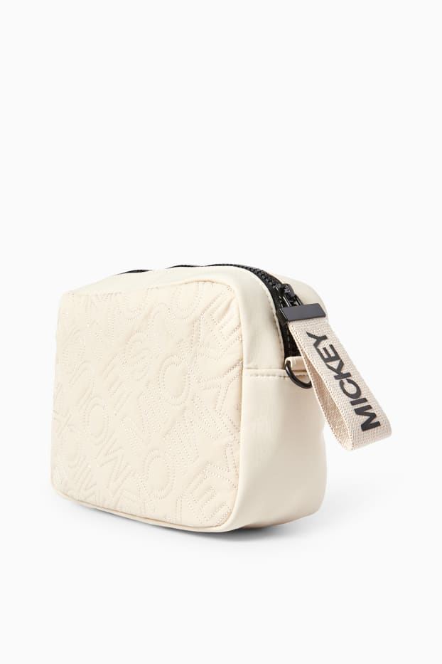 Femmes - Sac à bandoulière avec bandoulière amovible - Mickey Mouse - beige clair