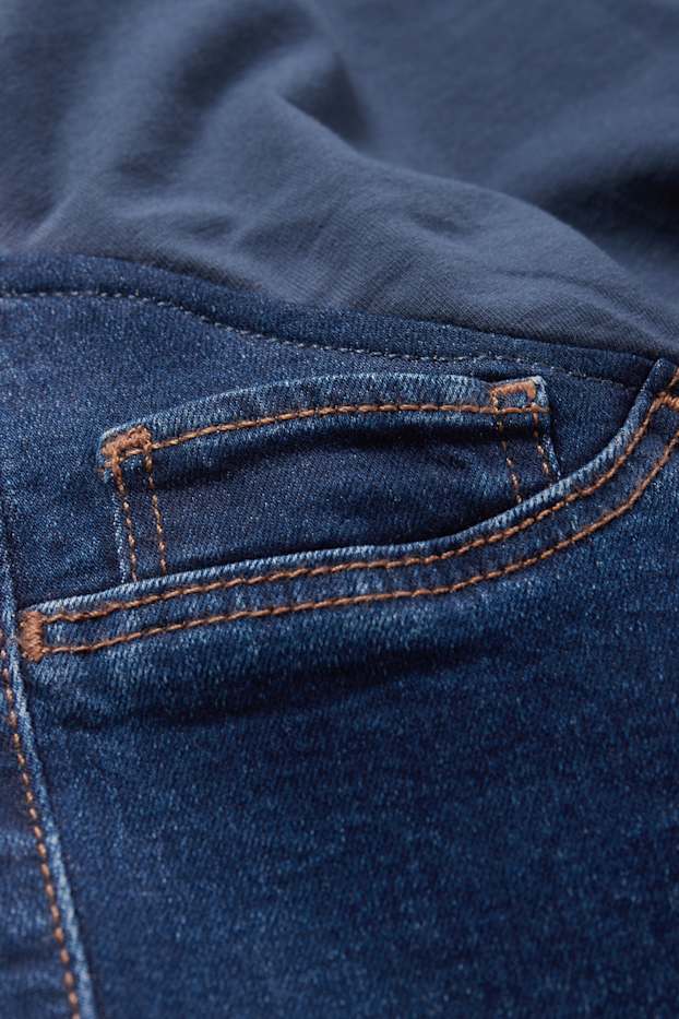 Damen - Umstandsjeans - Jegging Jeans - dunkeljeansblau
