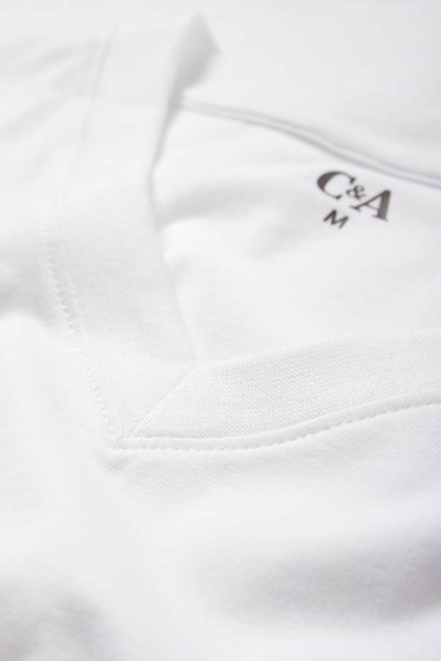 Hommes - Lot de 2 - maillots de corps - blanc