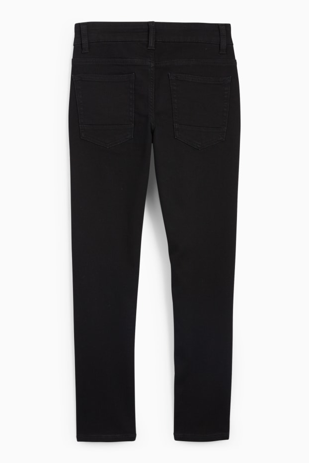 Kinder Buben - Skinny Jeans - Jog Denim - dunkeljeansgrau