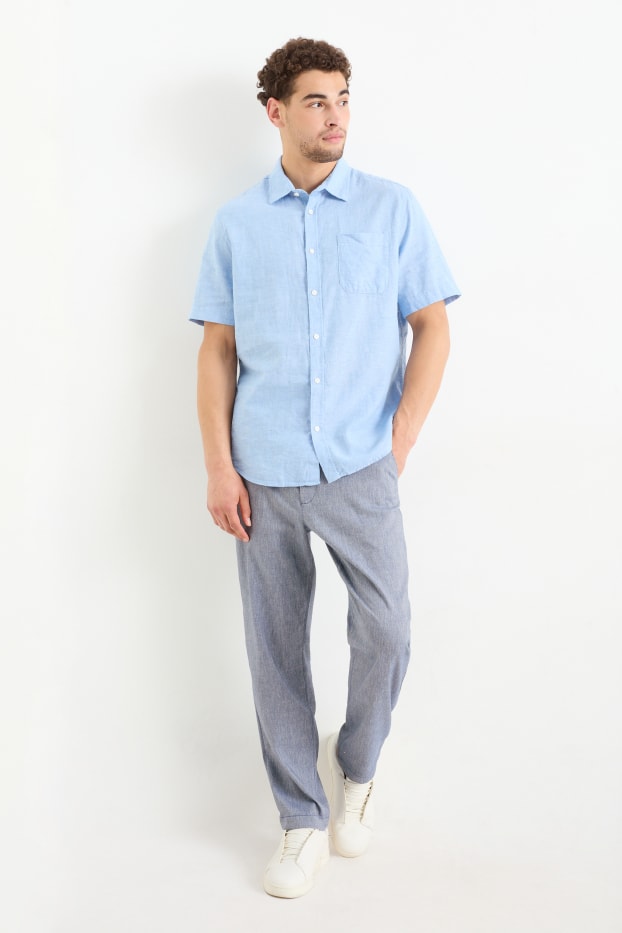 Men - Chinos - tapered fit - blue