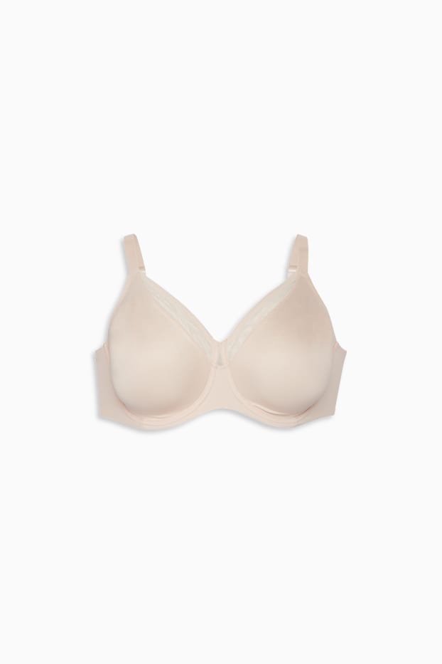 Femmes - Soutien-gorge minimiseur avec armatures - beige clair