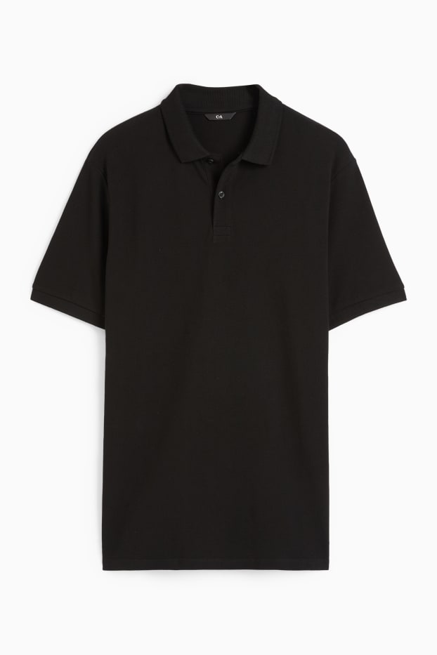 Hommes - Polo - regular fit - noir
