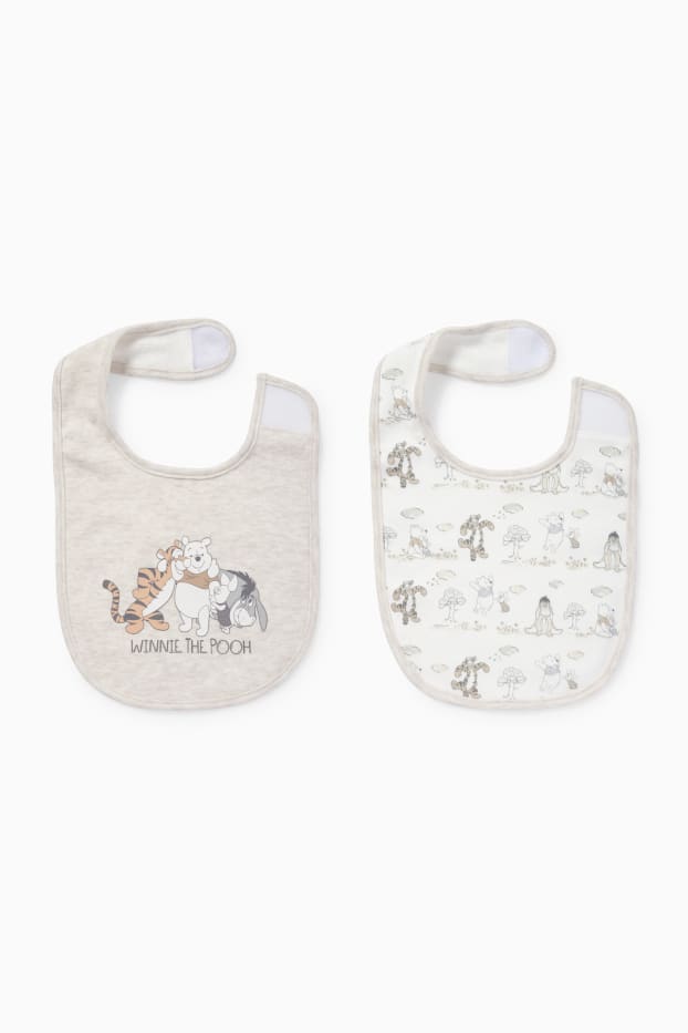 Unisex - Multipack 2er - Winnie Puuh - Baby-Lätzchen - hellbeige