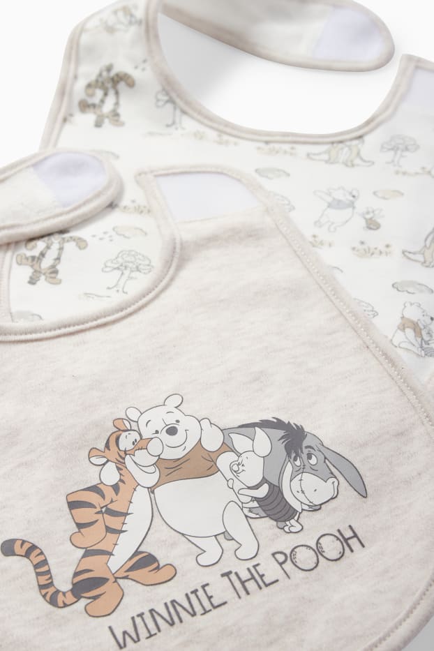 Unisex - Multipack 2er - Winnie Puuh - Baby-Lätzchen - hellbeige