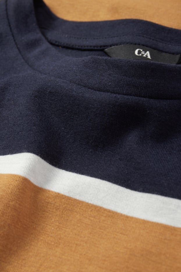 Men - T-shirt - light brown