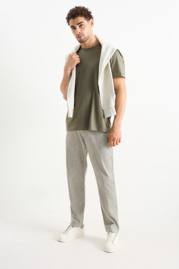 Heren - Chino - tapered fit - groen
