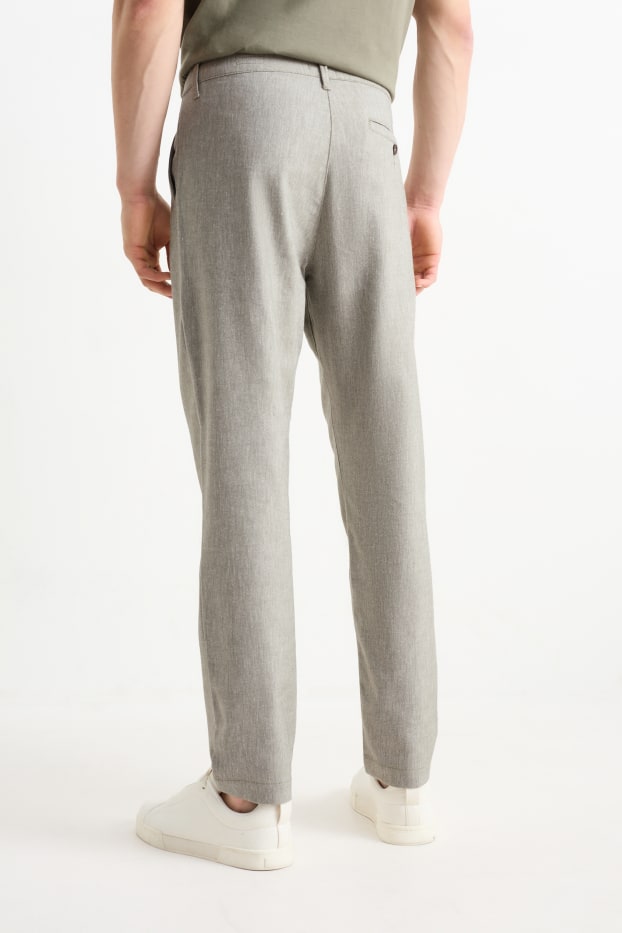 Heren - Chino - tapered fit - groen