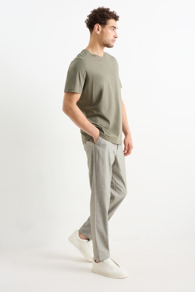 Heren - Chino - tapered fit - groen