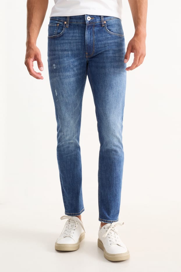 Home - Skinny jeans - LYCRA® - texà blau