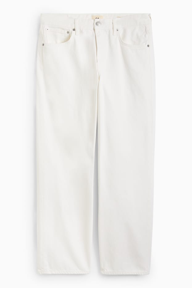 Home - Relaxed jeans - blanc trencat