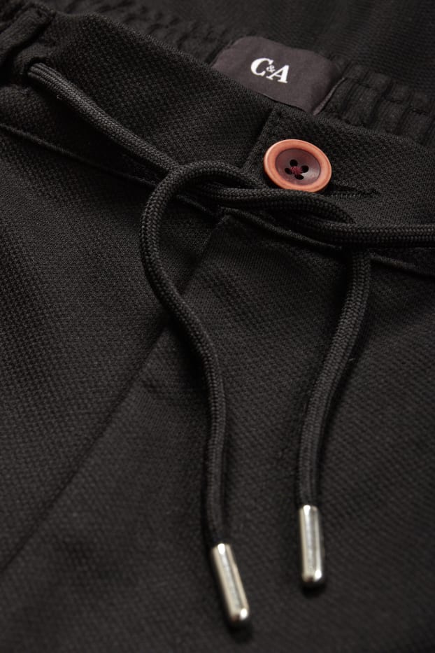 Heren - Chino - tapered fit - zwart
