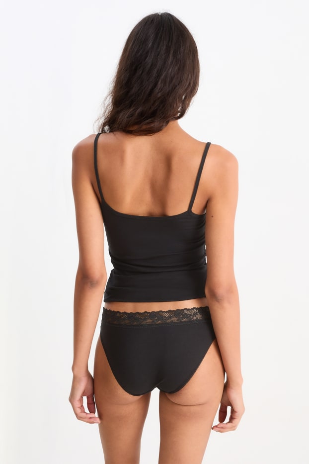 Damen - Multipack 3er - Slip - schwarz