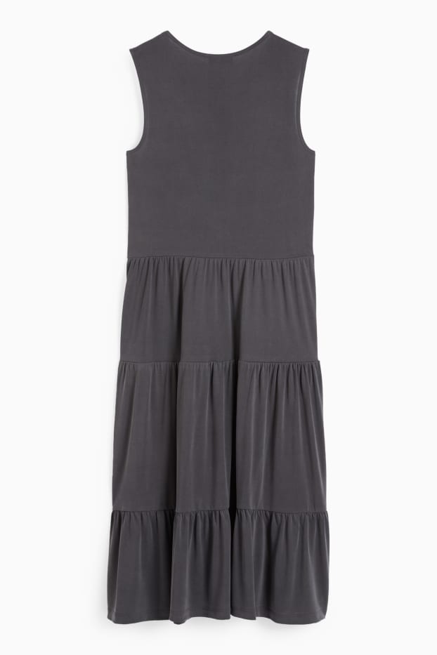 Damen - A-Linien Kleid - dunkelgrau