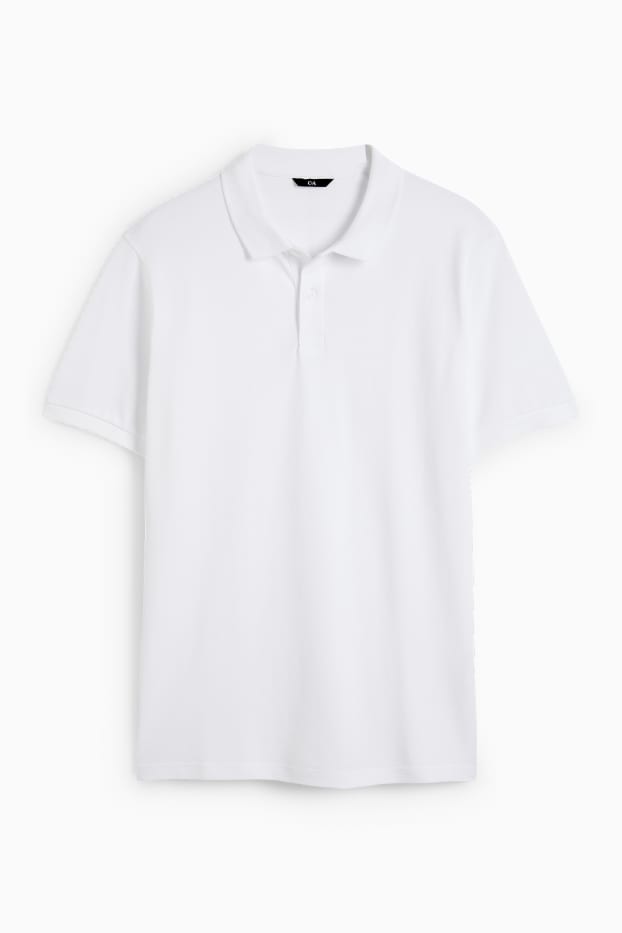 Heren - Poloshirt - regular fit - wit