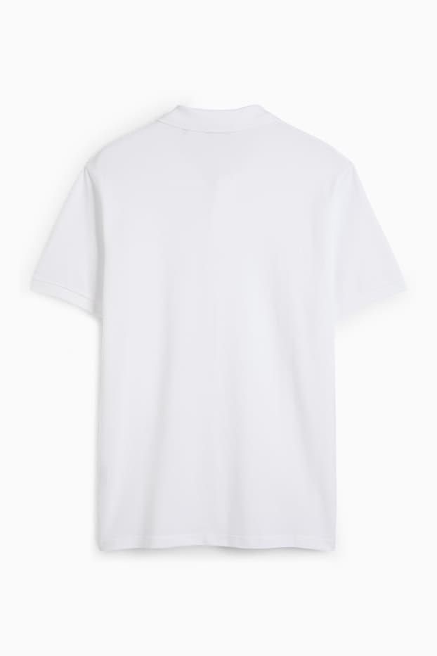 Heren - Poloshirt - regular fit - wit