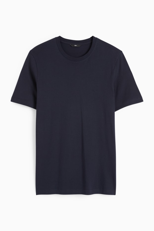 Men - T-shirt - regular fit  - dark blue