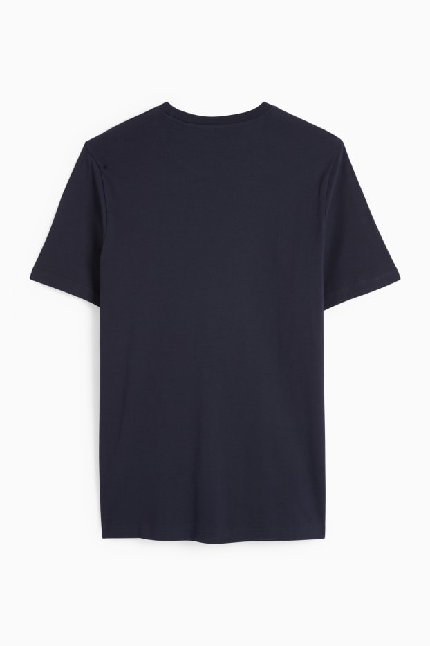 Men - T-shirt - regular fit  - dark blue
