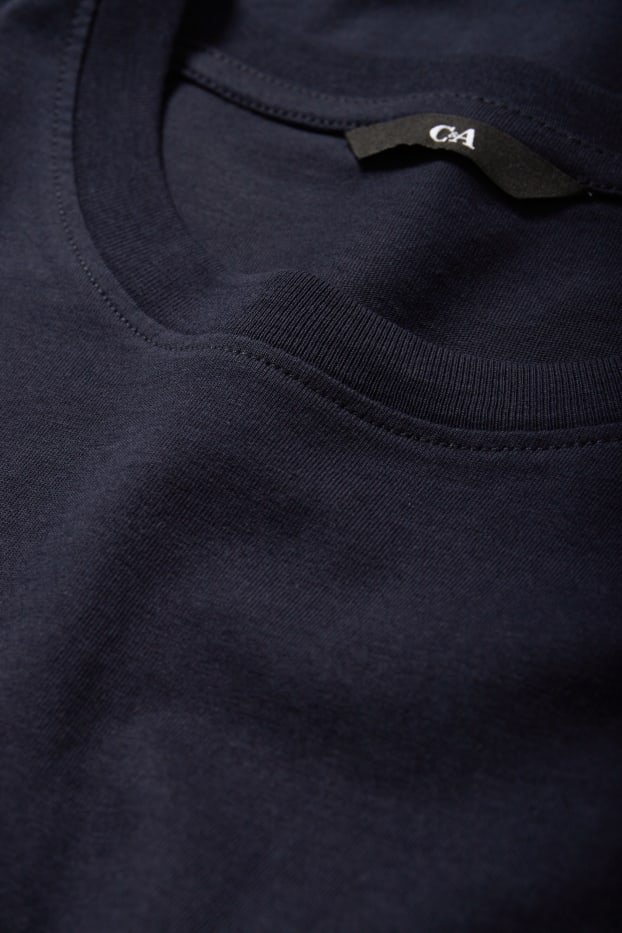 Men - T-shirt - regular fit  - dark blue