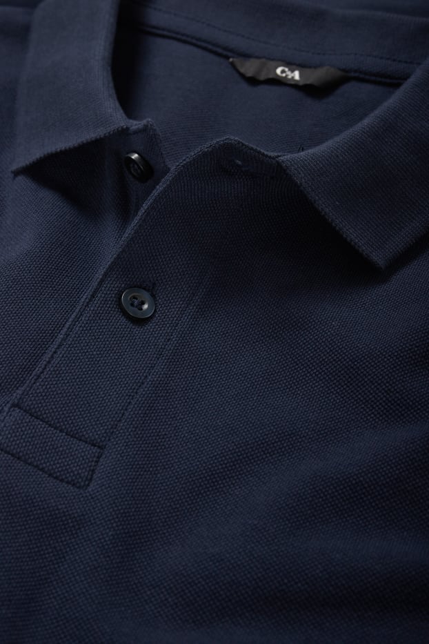 Hommes - Polo - regular fit - bleu foncé