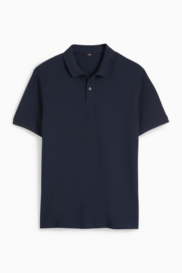 Hommes - Polo - regular fit - bleu foncé